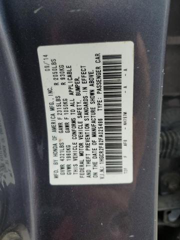2015 HONDA ACCORD EXL - 1HGCR2F82FA025496
