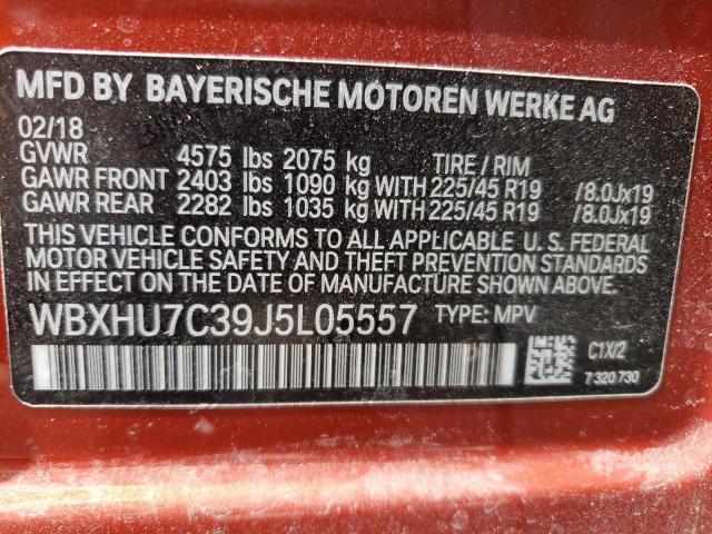 VIN WBXHU7C39J5L05557 2018 BMW X1, Sdrive28I no.14