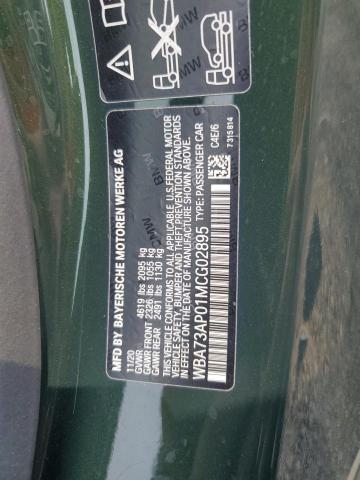 VIN WBA73AP01MCG02895 2021 BMW 4 Series, 430XI no.12