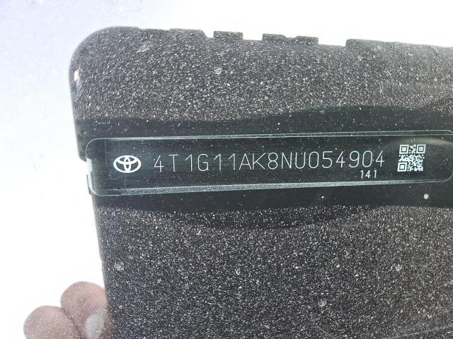 VIN 4T1G11AK8NU054904 2022 Toyota Camry, SE no.12