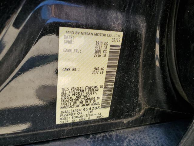 2015 NISSAN ALTIMA 2.5 - 1N4AL3AP6FC454288