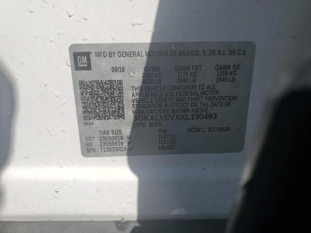 2019 GMC TERRAIN SL 3GKALVEVXKL190493  65596454