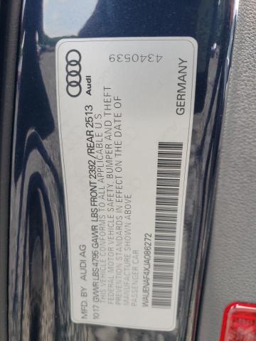 VIN WAUENAF4XJA086272 2018 Audi A4, Premium Plus no.13