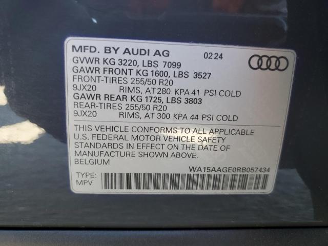 2024 AUDI Q8 E-TRON - WA15AAGE0RB057434