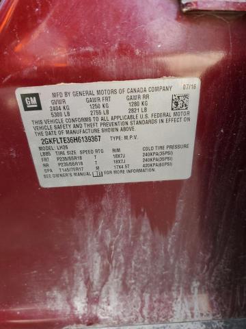 2017 GMC TERRAIN SL - 2GKFLTE36H6139367
