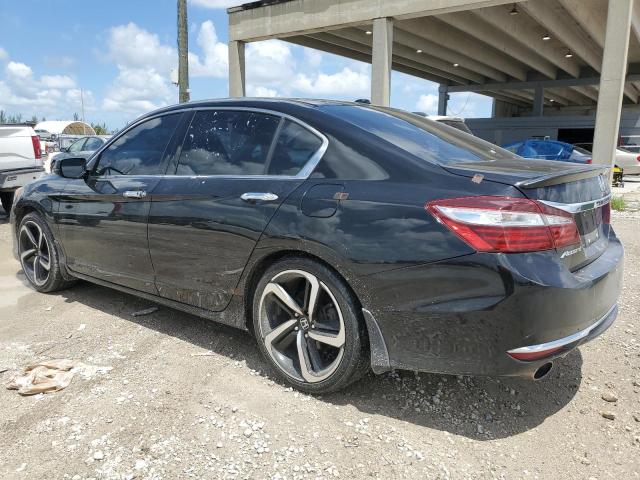 HONDA ACCORD EXL 2017 black sedan 4d gas 1HGCR3F8XHA028722 photo #3