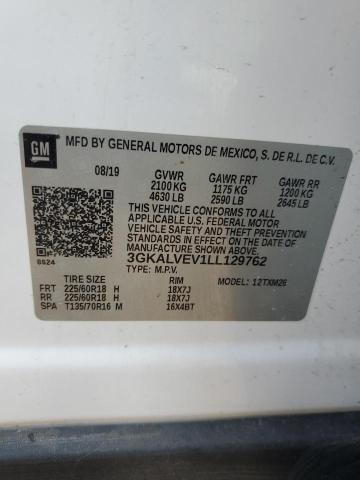 2020 GMC TERRAIN SL - 3GKALVEV1LL129762