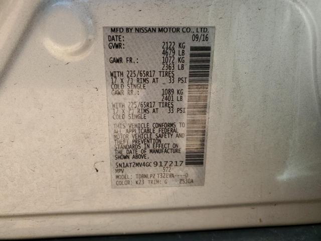 2016 NISSAN ROGUE S - 5N1AT2MV4GC917217