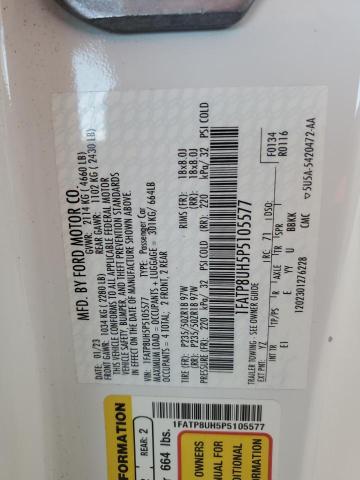2023 FORD MUSTANG - 1FATP8UH5P5105577
