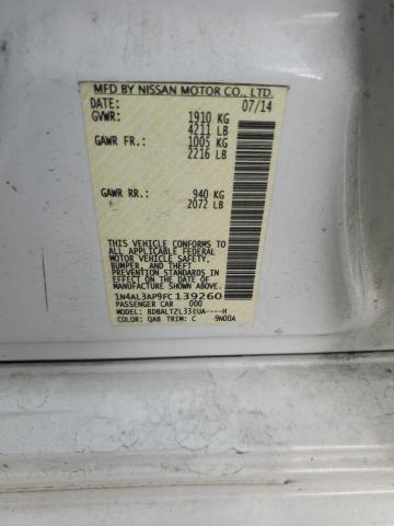 2015 NISSAN ALTIMA 2.5 - 1N4AL3AP9FC139260