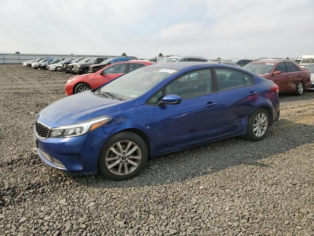 KIA FORTE LX 2017 blue  gas 3KPFL4A76HE132803 photo #1