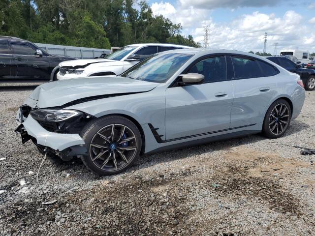 BMW I4 M50 2024 gray  electric WBY33AW00RFS53460 photo #1