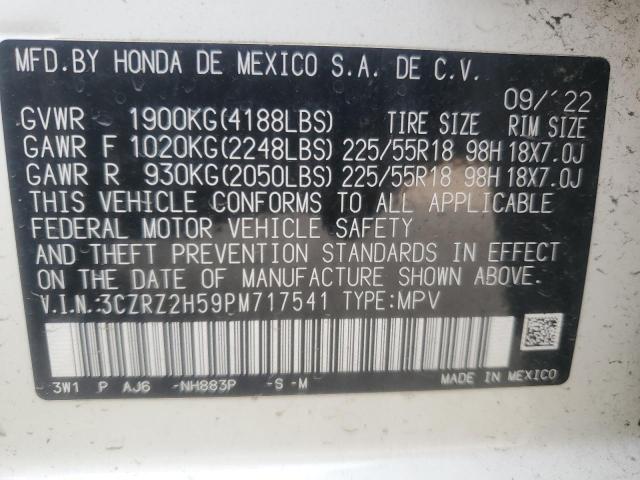 2023 HONDA HR-V SPORT - 3CZRZ2H59PM717541