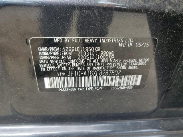2015 SUBARU IMPREZA SP - JF1GPAT6XF8287802
