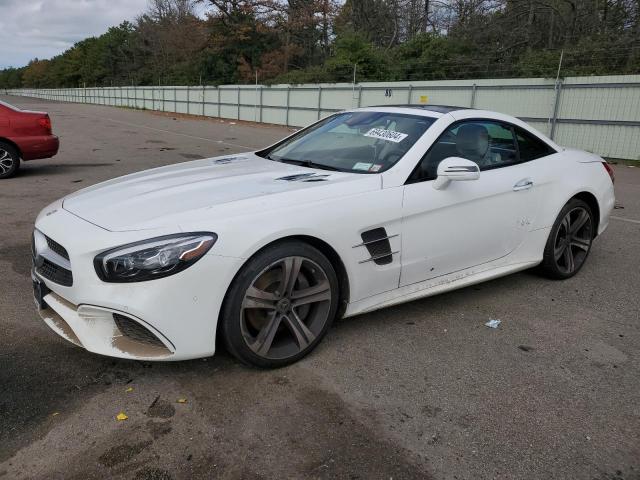 MERCEDES-BENZ SL 450 2018 white  gas WDDJK6GA4JF052221 photo #1