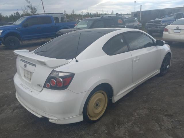 TOYOTA SCION TC 2008 white hatchbac gas JTKDE167680234581 photo #4