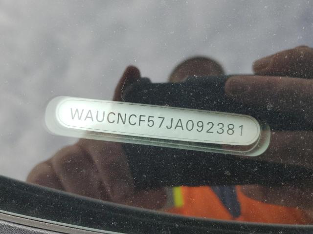 2018 AUDI A5 PRESTIG WAUCNCF57JA092381