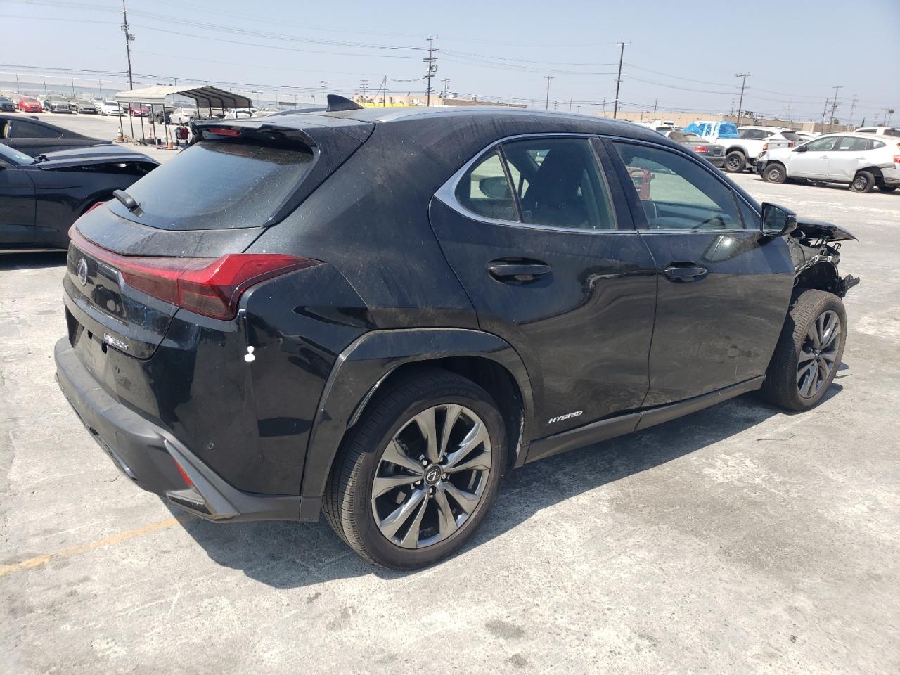 LEXUS UX 250H BA 2022 black  hybrid engine JTHE9JBH7N2059948 photo #4