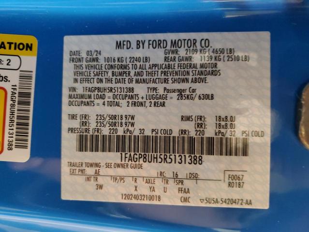 2024 FORD MUSTANG - 1FAGP8UH5R5131388