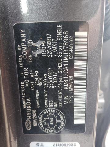 2021 HYUNDAI TUCSON SE - KM8J2CA41MU378968
