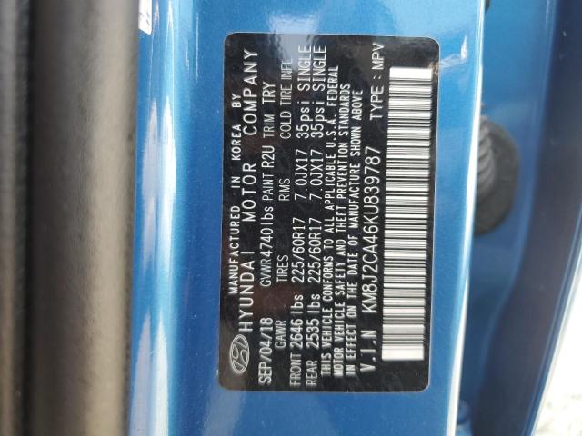 2019 HYUNDAI TUCSON SE - KM8J2CA46KU839787
