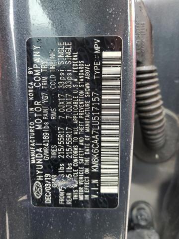 2020 HYUNDAI KONA SEL P - KM8K6CAA7LU517157