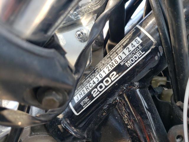 2002 HONDA VF750 C JH2RC43012M801248