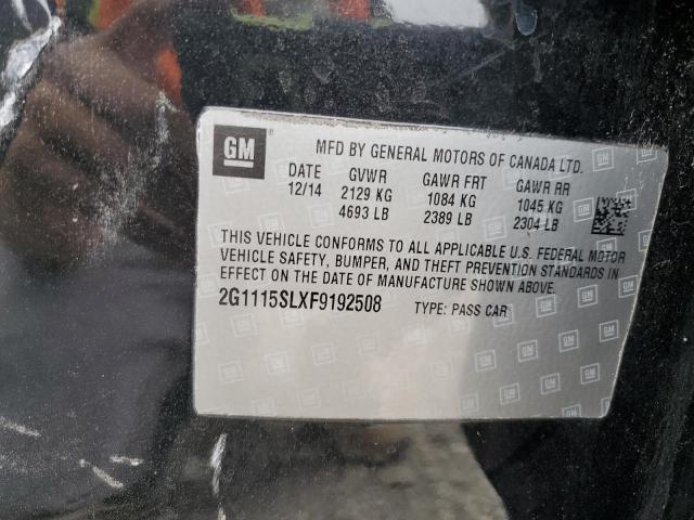 2015 CHEVROLET IMPALA LT - 2G1115SLXF9192508