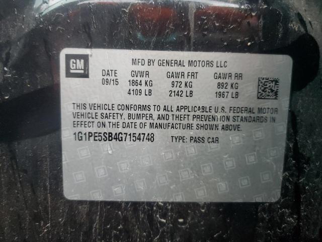 2016 CHEVROLET CRUZE LIMI - 1G1PE5SB4G7154748