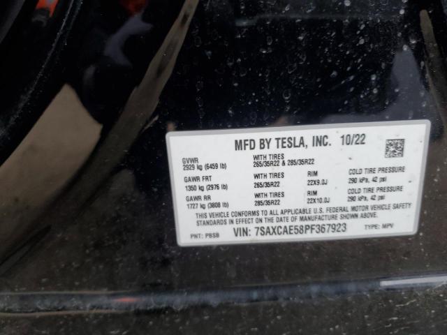 2023 TESLA MODEL X - 7SAXCAE58PF367923