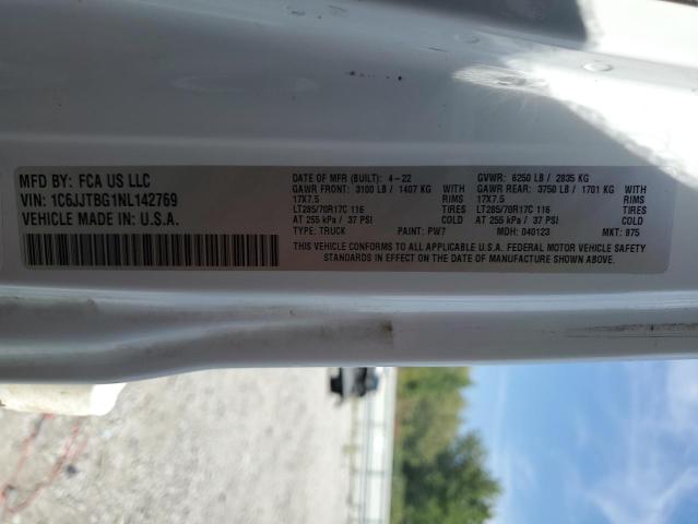 2022 JEEP GLADIATOR - 1C6JJTBG1NL142769