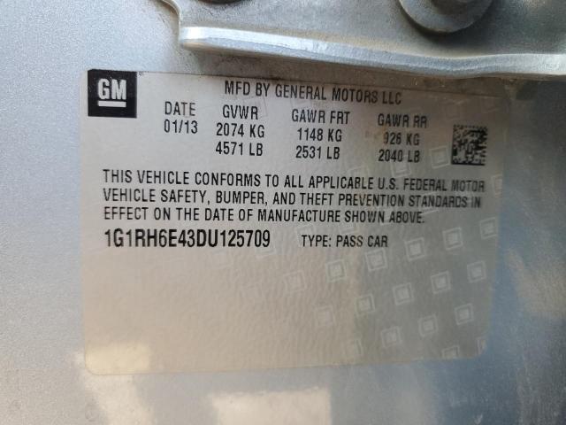 VIN 1G1RH6E43DU125709 2013 Chevrolet Volt no.12