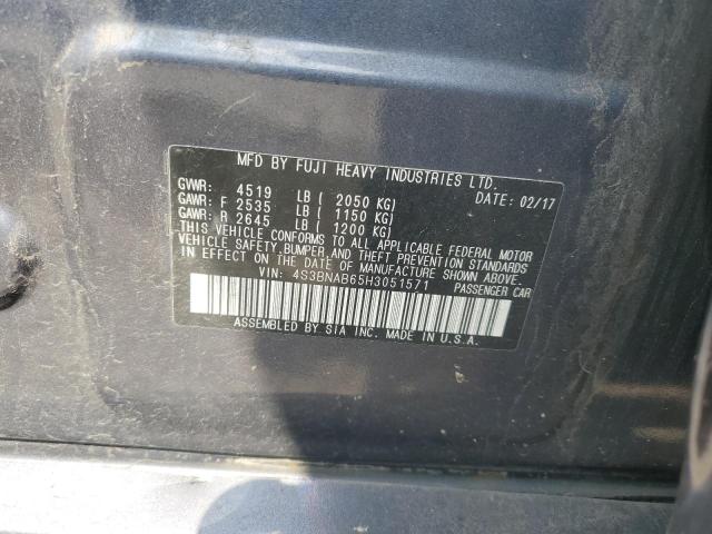 2017 SUBARU LEGACY 2.5 - 4S3BNAB65H3051571