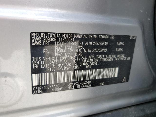 2021 TOYOTA RAV4 XLE P - 2T3C1RFV1MW113362