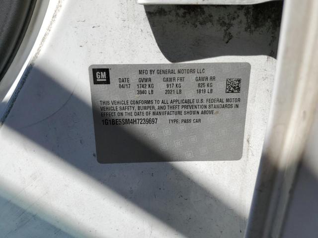 2017 CHEVROLET CRUZE LT - 1G1BE5SM4H7239697