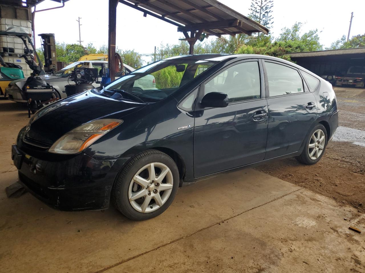 TOYOTA PRIUS 2009 black  hybrid engine JTDKB20U993529234 photo #1