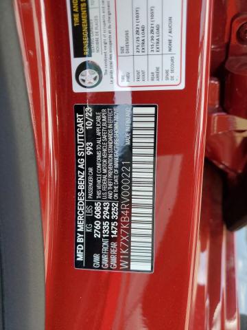 2024 MERCEDES-BENZ AMG GT 63 - W1K7X7KB4RV000221