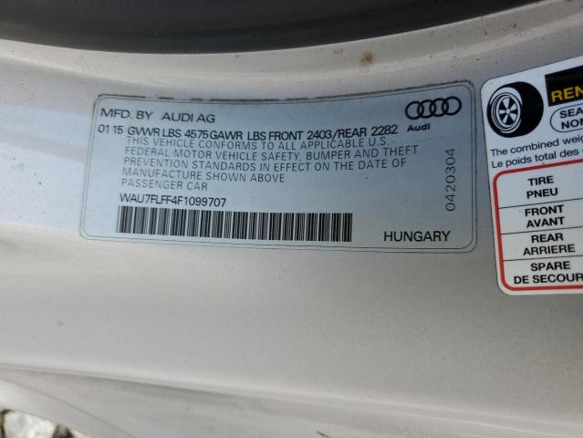 2015 AUDI A3 PREMIUM - WAU7FLFF4F1099707