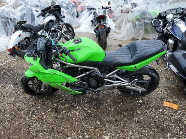 KAWASAKI EX650 C 2009 green racer gas JKAEXEC109DA22974 photo #4