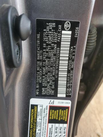 VIN 4T1BF1FK9GU122909 2016 Toyota Camry, LE no.12