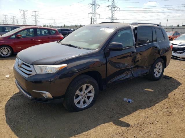 TOYOTA HIGHLANDER 2013 black  gas 5TDBK3EHXDS248830 photo #1