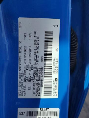 2020 TOYOTA TUNDRA DOU - 5TFUY5F14LX929112