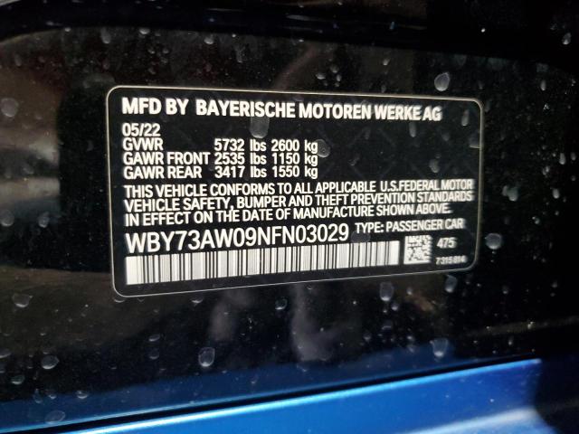 2022 BMW I4 EDRIVE - WBY73AW09NFN03029