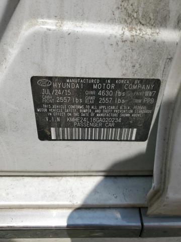 2016 HYUNDAI SONATA HYB - KMHE24L18GA020234