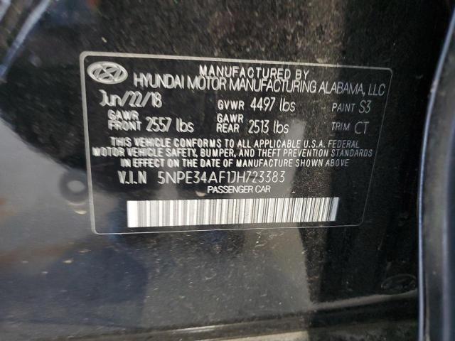 2018 HYUNDAI SONATA SPO - 5NPE34AF1JH723383