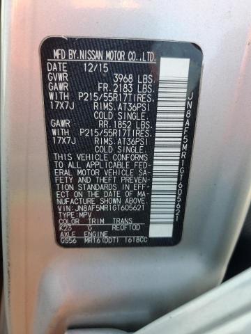 2016 NISSAN JUKE S - JN8AF5MR1GT605621