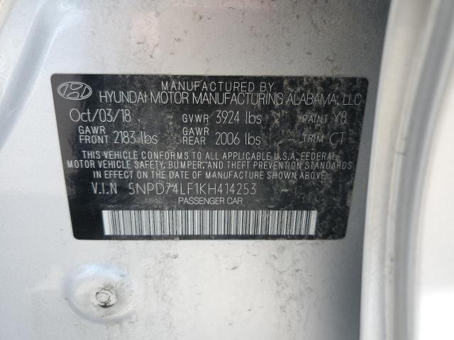 2019 HYUNDAI ELANTRA SE - 5NPD74LF1KH414253