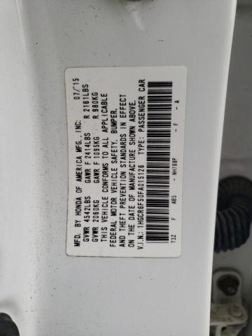 2015 HONDA ACCORD HYB 1HGCR6F50FA015126