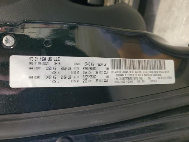 2019 DODGE GRAND CARA - 2C4RDGEG5KR519273