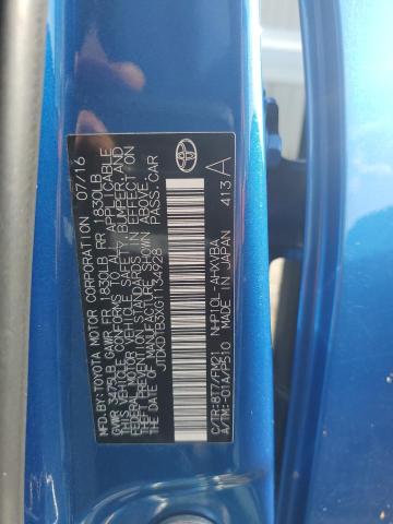 VIN JTDKDTB3XG1134928 2016 Toyota Prius no.13